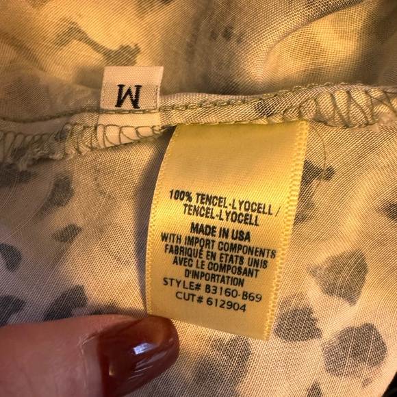 Bella Dahl abstract print slip skirt (size: M) - Picture 4 of 4